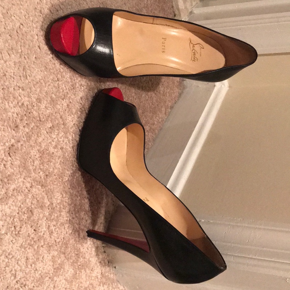 Christian Louboutin Peep Toe Heels